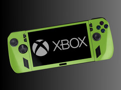 Xbox handheld mockup (Bildkälla: Asus, MightySkins med redigeringar)