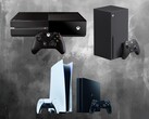 Xbox One, Xbox Series X, PS4 och PS5-konsoler visas (Bildkälla: Microsoft Gaming, Sony PlayStation med redigeringar)