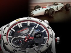 Casio Edifice x Honda ECB-2300HR-1A-klockan (bilden) kommer att lanseras globalt. (Bildkälla: Casio)