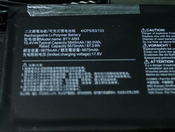 Batteri i MSI Pulse 17