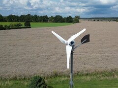 De första fem prototyperna av den lätta lilla vindturbinen har redan överlämnats till BBF Group för testning. (Bildkälla: Fraunhofer Institute)