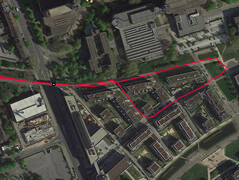 GPS-test: Garmin Edge 500 - Slinga runt ett bostadsområde