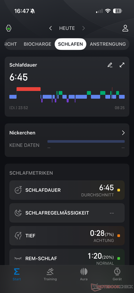 ...med en varning efter en kort natt