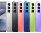 Infinix Hot 60i finns i färgerna sleek black, titanium silver, shadow blue, neon red, meadow green och soul eye purple (Bildkälla: Infinix)