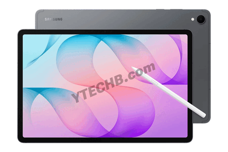 Läckt bild på Galaxy Tab S12+ i grå utförande