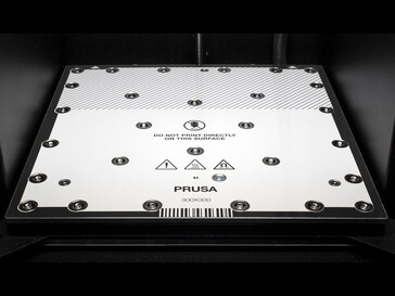 Den uppgraderade värmebädden i Core One L. (Bildkälla: Prusa)