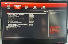 MSI Vector GP76 BIOS: Advanced