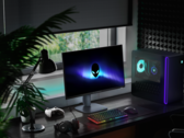 Spelmonitorn Alienware AW2725DM (bilden) stöder både Nvidia G-Sync och AMD FreeSync. (Bildkälla: Alienware)