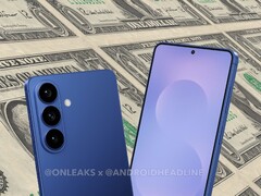 Vaniljmodellen Galaxy S26 påstås ha en något modifierad layout för bakre kameran. (Bildkälla: OnLeaks, Pixabay, redigerad)