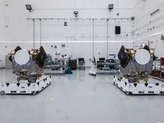 NASA:s två rymdfarkoster ESCAPADE (Bildkälla: Rocket Lab; beskuren)