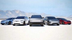 Flera Tesla-modeller, inklusive Cybertruck, kan nu hyras direkt från Tesla i Kalifornien för under 100 dollar per dag. (Bildkälla: Tesla)