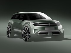 Volkswagens ID.2X har visats upp i skisser (ovan). (Bildkälla: Volkswagen via Instagram)