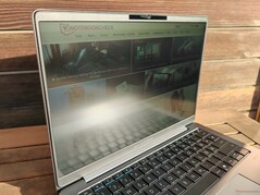 Utomhusvisning i solen