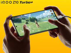 iQOO Z10 Turbo+ lanseras den 7 augusti i Kina. På bilden: speltelefonen. (Bildkälla: iQOO - redigerad)