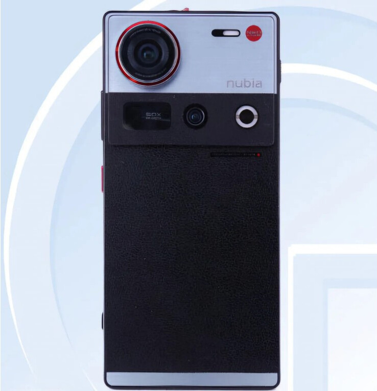 En påstådd titt på Nubia Z70S Ultra Photographer Edition. (Bildkälla: TENAA)