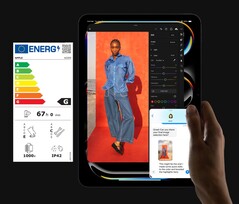 Apple iPad Pro får sämst betyg av EU:s nya energimärkning. (Bildkälla: Apple, redigerad)