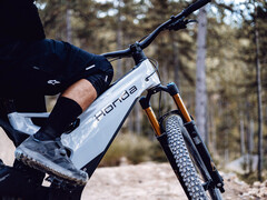 Prototyp av Hondas elektriska mountainbike (e-MTB)