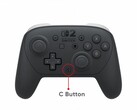 Nintendo Switch 2 Pro Controller har en C-knapp som på Joy-Con 2. (Bildkälla: Nintendo)