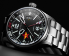 Panzera Flieger 45G pilotklocka (bilden) drivs av Seiko NH34A automatiskt GMT-urverk och har en gångreserv på 41 timmar. (Bildkälla: Panzera)