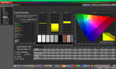 ColorChecker före kalibrering (P3)
