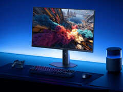 Gaming Monitor G24i 2026 och Gaming Monitor G27i 2026 ser praktiskt taget identiska ut, den senare på bilden. (Bildkälla: Xiaomi)
