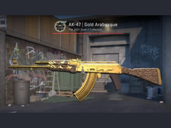 Skinnet Gold Arabesque för AK-47 i Counter Strike 2 (bildkälla: r/ohnePixel)