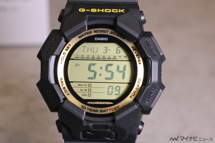 Klockan Casio G-Shock GD-010GB-1A9. (Bildkälla: MyNavi News)