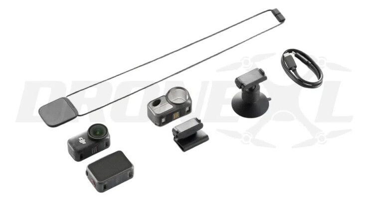 DJI kommer att inkludera olika tillbehör med varje Osmo Nano-kamera. (Bildkälla: via DroneXL)