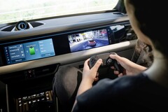 Spel i den nya 2026 Porsche Macan Electric SUV (Bildkälla: Porsche)
