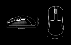 Keychron M3 Mini 8K mått