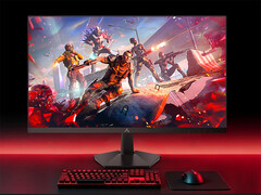 Lecoo N2757Q kostar cirka 118 USD i Kina. På bilden: en kampanjbild av spelmonitorn.