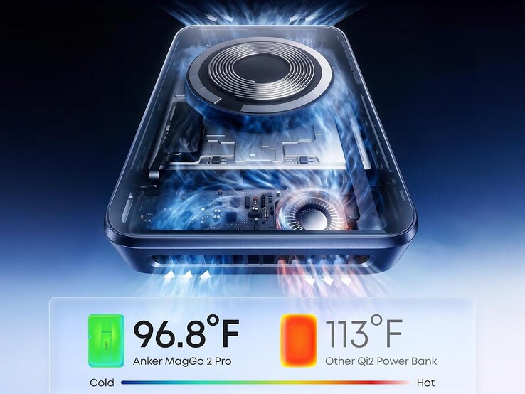 Anker MagGo 2 Pro har en turbofläkt och dubbla ventilationsöppningar för att hålla den sval