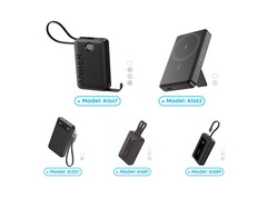 Anker har utfärdat en ny återkallelse av powerbanks med modellnummer A1647, A1652, A1257, A1681 och A1689 efter nya rapporter om brandrisk. (Bildkälla: Anker)