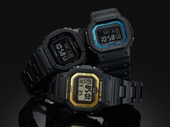 Den kommande Casio GW-BX5600 kommer med stor sannolikhet att innehålla kolfiberkomponenter. [På bilden, klockorna i GW-B5600BC-serien.] (Bildkälla:Casio)
