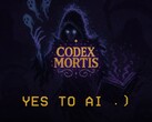 Banner för AI-spelet Codex Mortis (Bildkälla: Steam med ändringar)