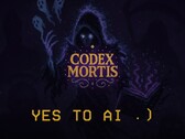 Banner för AI-spelet Codex Mortis (Bildkälla: Steam med ändringar)