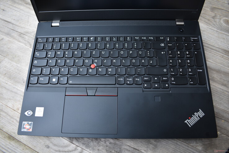 ThinkPad P15v G3: Tangentbordsområdet