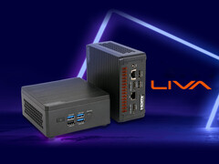 Liva Z11 Plus kan utrustas med upp till Intel Core Ultra 7 255H. På bilden: en kampanjbild av minidatorn. (Bildkälla: ECS)