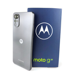 I testet: Motorola Moto G22. Testutrustning tillhandahållen av Motorola Tyskland