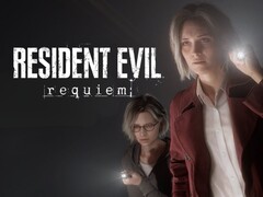Resident Evil Requiem-banner med Grace och Alyssa Ashcroft