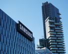 Samsung uppger att deras nya teknik har utvecklats i samarbete med Medical AI. På bilden - Samsungs logotyp på en byggnad. (Bildkälla: Babak Habibi på Unsplash)