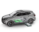 SUV med CATL-batteripaket.