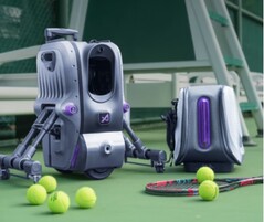 Aceii One robotbollmaskin gör det möjligt för tennisspelare att öva slag utan en partner. (Bildkälla: Aceii)