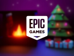 Monument Valley I och II finns för närvarande tillgängliga som gratisspel i mobilen. På bilden: en julkampanjbild från butiksfronten. (Bildkälla: Epic Games Store)