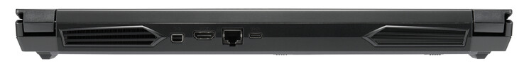 Tillbaka: Mini DisplayPort 1.4, HDMI 2.0, Gigabit Ethernet, USB 3.2 Gen 2 (Typ-C; DisplayPort 1.4)