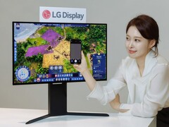 Den nya LG Display 240 Hz RGB stripe OLED utlovar skarpare text och bättre färgprecision. (Bildkälla: LG)