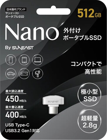 Förpackning av Suneast Nano USB-C flashminne. (Bildkälla: Suneast)