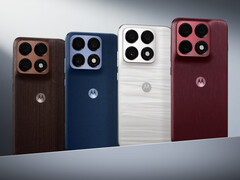 De fyra färger som visas på bilden kommer inte att finnas tillgängliga på alla marknader.