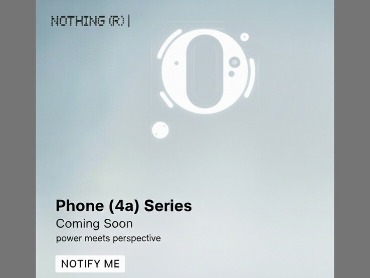 Reklambild för Nothing Phone (4a)-serien som delats av en läckande källa.