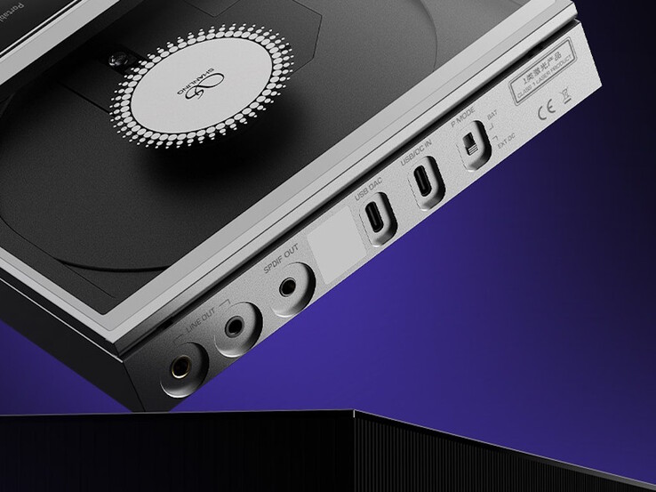 Den bärbara CD-spelaren Shanling EC Zero AKM har stöd för 3,5 mm single-ended och 4,4 mm balanserade trådbundna hörlurar, optiska SPDIF-anslutningar och trådlösa Bluetooth 5.3-hörlurar. (Bildkälla: Shanling)